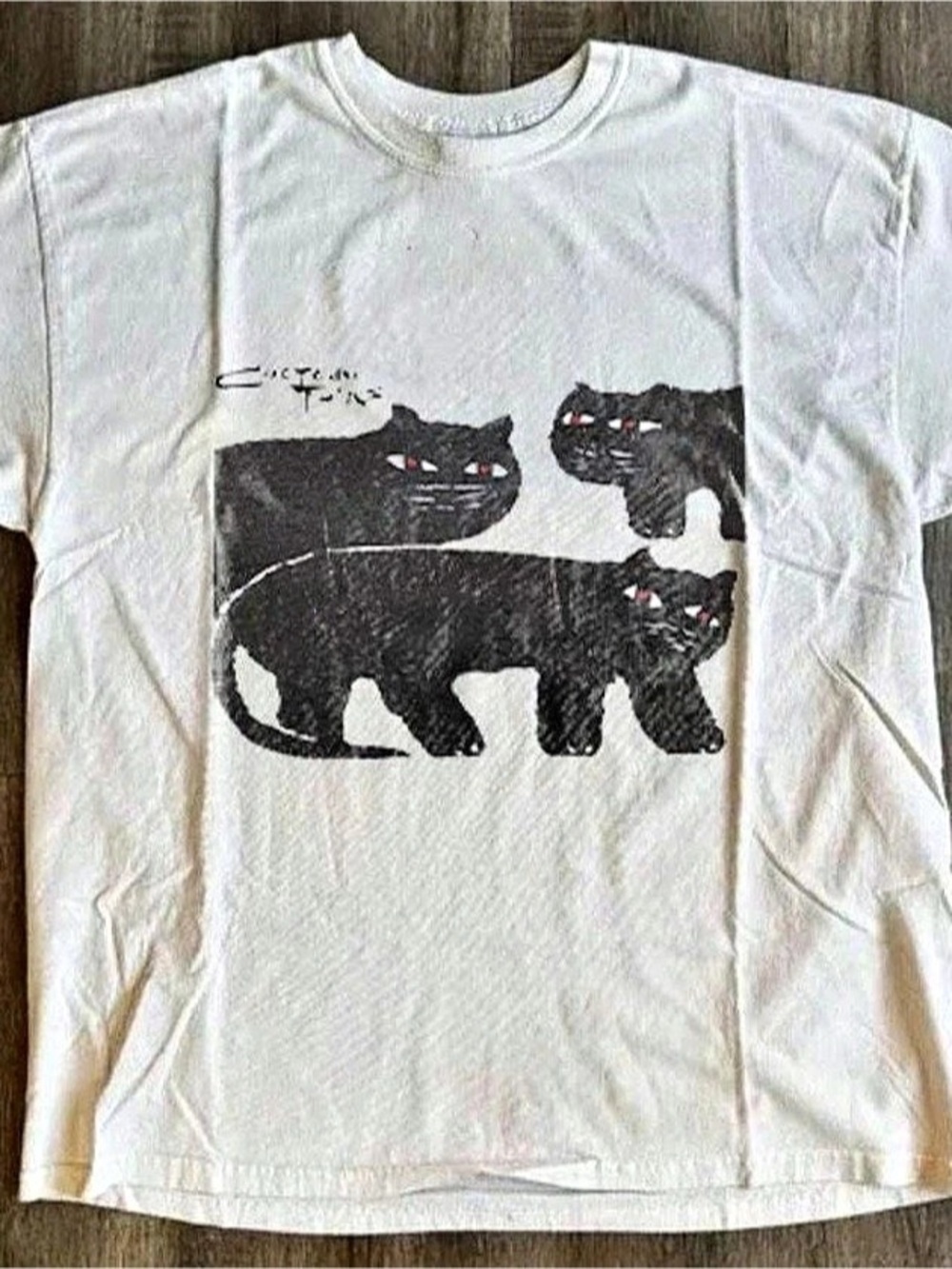 Black Cat Graphic Short Sleeve Tee